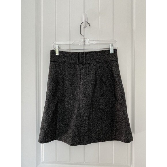 Massimo Dutti Wool Blend A line Skirt EU 36 US 4 Perfect for fall with boots - Picture 2 of 7